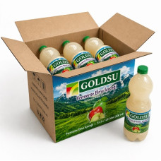 Goldsu Doğal Fermente Elma İçeceği 1 Lt 15 Adet
