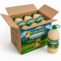 Goldsu Doğal Fermente Elma İçeceği 3 Lt 8 Adet