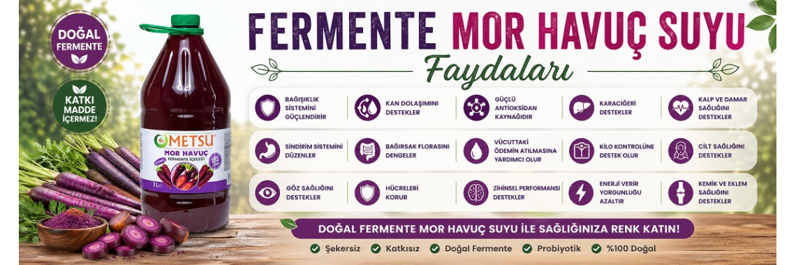 Fermente Mor Havuç
